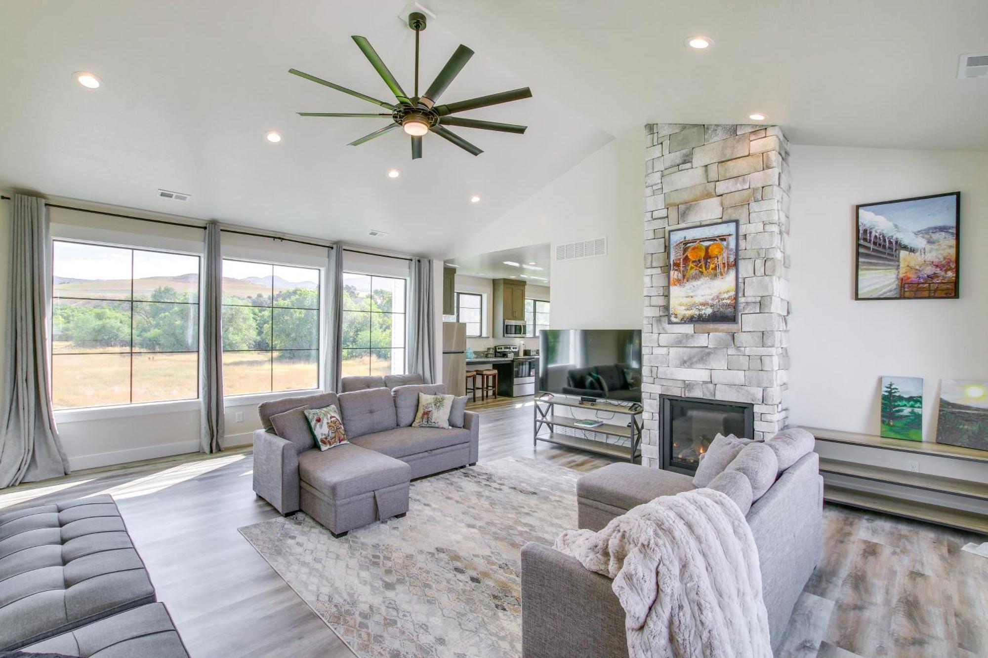 Spacious Idaho Home On Scenic Cub River! Preston Bagian luar foto